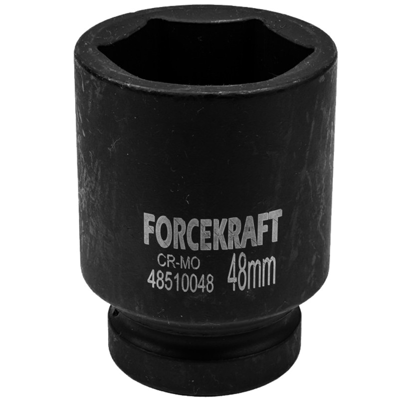 FORCEKRAFT Nasadka udarowa GŁĘBOKA 1" 48mm 6-kątna
