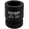 FORCEKRAFT Nasadka udarowa 1" 35mm 6-kątna