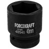 FORCEKRAFT Nasadka udarowa 1" 40mm 6-kątna