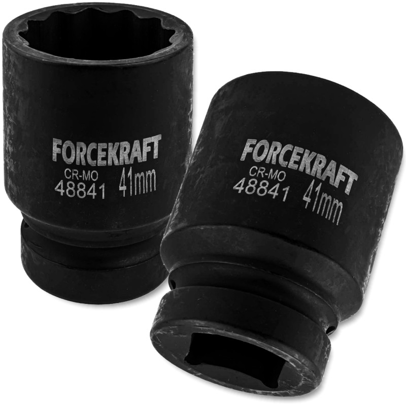 FORCEKRAFT Nasadka udarowa 41mm 1" 12-kątna FORCEKRAFT Nasadka udarowa 41mm 1" 12-kątna