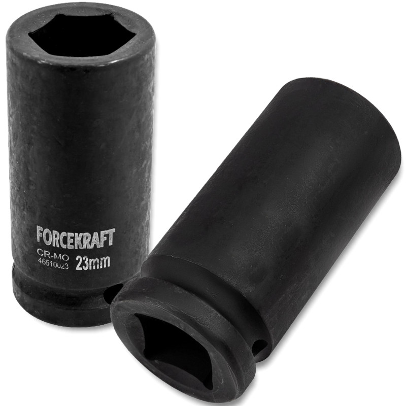 FORCEKRAFT Nasadka udarowa GŁĘBOKA 23mm 3/4" 6-kątna FORCEKRAFT Nasadka udarowa GŁĘBOKA 23mm 3/4" 6-kątna