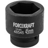 FORCEKRAFT Nasadka udarowa 1" 45mm 6-kątna