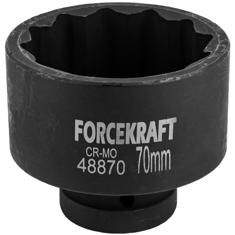 FORCEKRAFT Nasadka udarowa 1" 70mm 12-kątna