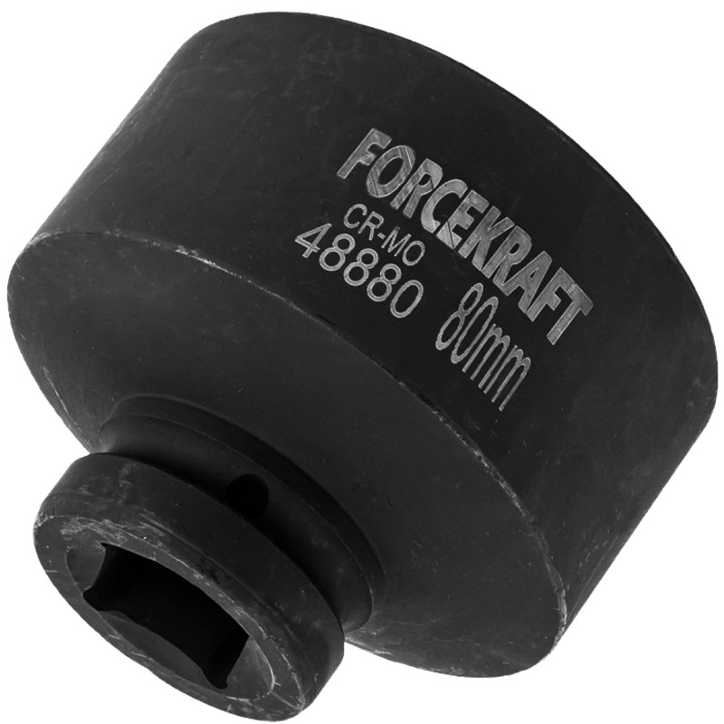 FORCEKRAFT Nasadka udarowa 1" 80mm 12-kątna