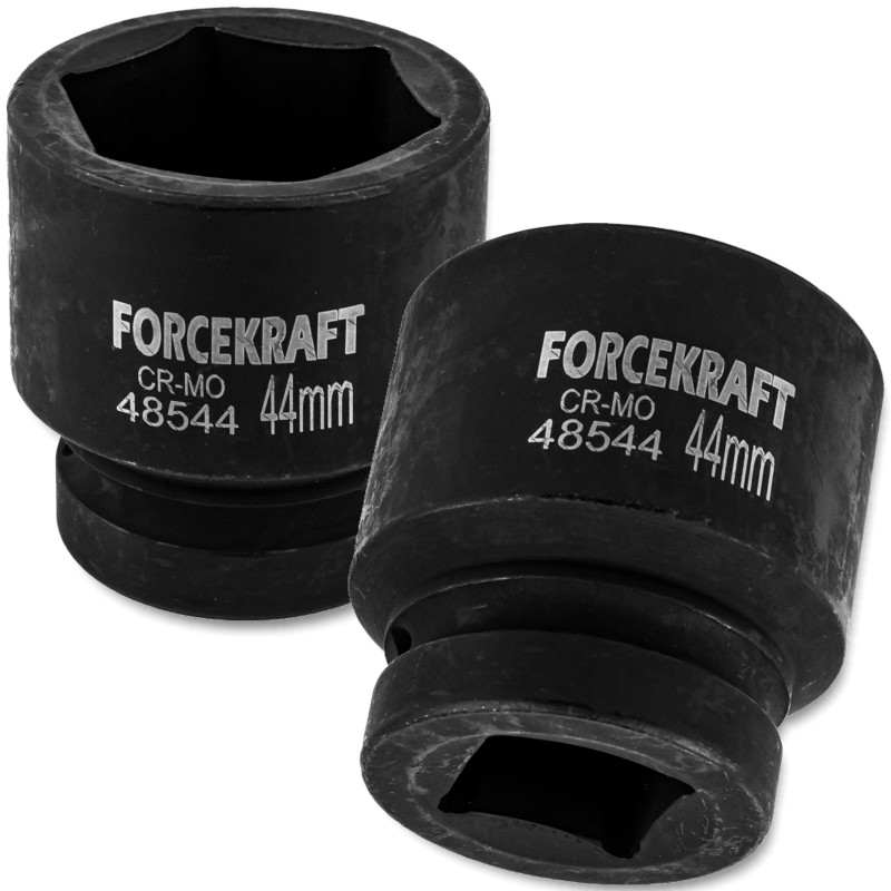 FORCEKRAFT Nasadka udarowa 1" 44mm 6-kątna FORCEKRAFT Nasadka udarowa 1" 44mm 6-kątna