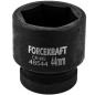 FORCEKRAFT Nasadka udarowa 1" 44mm 6-kątna FORCEKRAFT Nasadka udarowa 1" 44mm 6-kątna