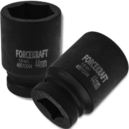 FORCEKRAFT Nasadka udarowa GŁĘBOKA Cr-Mo 1" 44mm 6-kątna