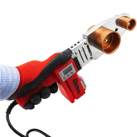 FORCEKRAFT Zgrzewarka do RUR PCV 1000W 6 NASADEK w ZESTAWIE + walizka