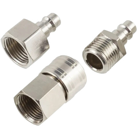 FORCEKRAFT Zestaw SZYBKOZŁĄCZEK 1/2" 3 ELEMENTY