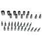 ROCKFORCE Zestaw kluczy nasadowych 1/4" 46 elementów ROCKFORCE Zestaw kluczy nasadowych 1/4" 46 elementów