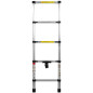 FORCEKRAFT Drabina ALUMINIOWA teleskopowa 1x4 STOPNIE 1.4m 150KG 1-SEKCYJNA FORCEKRAFT Drabina ALUMINIOWA teleskopowa 1x4 STOPNIE 1.4m 150KG 1-SEKCYJNA