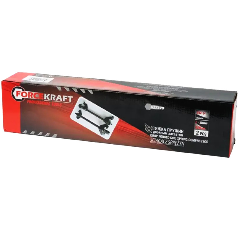 FORCEKRAFT Ściągacz SPRĘŻYN ścisk amortyzatorów DWURAMIENNY 370mm