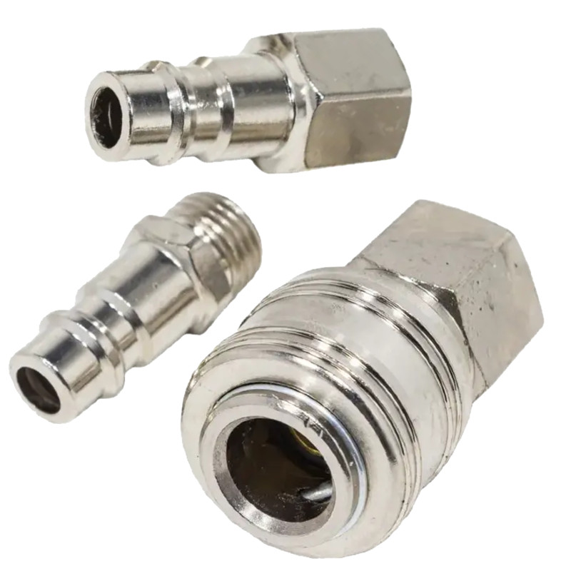 FORCEKRAFT Zestaw SZYBKOZŁĄCZEK 1/4" 3 ELEMENTY