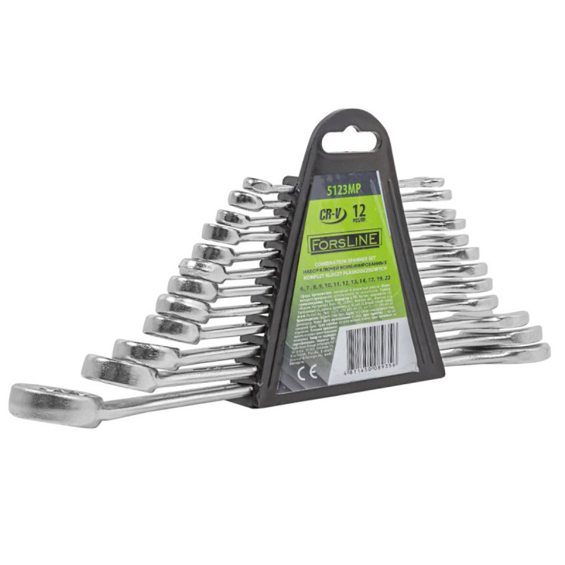 OUTLET FORSLINE Zestaw KLUCZY płasko oczkowych 6-22mm 12 ELEMENTÓW OUTLET FORSLINE Zestaw KLUCZY płasko oczkowych 6-22mm 12 ELEMENTÓW