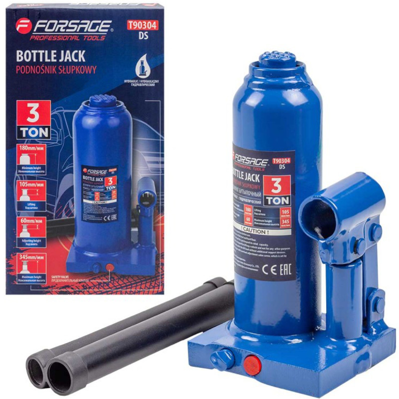 OUTLET FORSAGE Podnośnik SAMOCHODOWY lewarek HYDRAULICZNY 3 TONY OUTLET FORSAGE Podnośnik SAMOCHODOWY lewarek HYDRAULICZNY 3 TONY