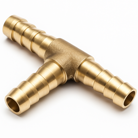 PARTNER Złącze PNEUMATYCZNE mosiężne TRÓJNIK typu T "jodełka" 8mm