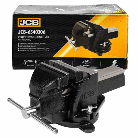 OUTLET JCB Imadło stalowe obrotowe z kowadłem  6"-150mm