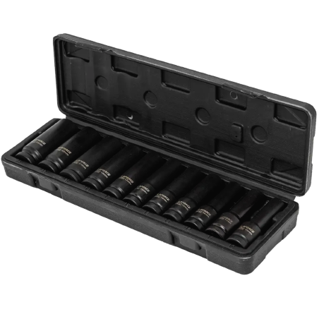 ILOFORCE Zestaw NASADEK UDAROWYCH głębokich 1/2" 11 ELEMENTÓW + WALIZKA