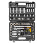 OUTLET JCB Zestaw kluczy nasadowych 6-kątnych 108 ELEMENTÓW Cr-V + walizka OUTLET JCB Zestaw kluczy nasadowych 6-kątnych 108 ELEMENTÓW Cr-V + walizka