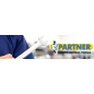 PARTNER Króciec PNEUMATYCZNY mosiężny GWINT zewnętrzny 1/4" jodełka 10mm PARTNER Króciec PNEUMATYCZNY mosiężny GWINT zewnętrzny 1/4" jodełka 10mm