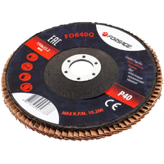 FORSAGE Tarcza SZLIFIERSKA do SZLIFOWANIA listkowa LAMELKOWA 150x22.2mm P40