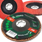 ROCKFORCE Tarcza SZLIFIERSKA do SZLIFOWANIA listkowa LAMELKOWA 150x22.2 P40 ROCKFORCE Tarcza SZLIFIERSKA do SZLIFOWANIA listkowa LAMELKOWA 150x22.2 P40
