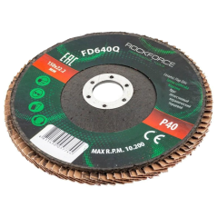 ROCKFORCE Tarcza SZLIFIERSKA do SZLIFOWANIA listkowa LAMELKOWA 150x22.2 P40