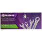 PARTNER Zestaw KLUCZY płaskich 8 ELEMENTÓW 6 - 22 mm PŁACHTA PARTNER Zestaw KLUCZY płaskich 8 ELEMENTÓW 6 - 22 mm PŁACHTA