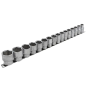 ROCKFORCE Zestaw NASADEK 1/2" 6-kątnych 16 ELEMENTÓW na listwie Cr-V ROCKFORCE Zestaw NASADEK 1/2" 6-kątnych 16 ELEMENTÓW na listwie Cr-V