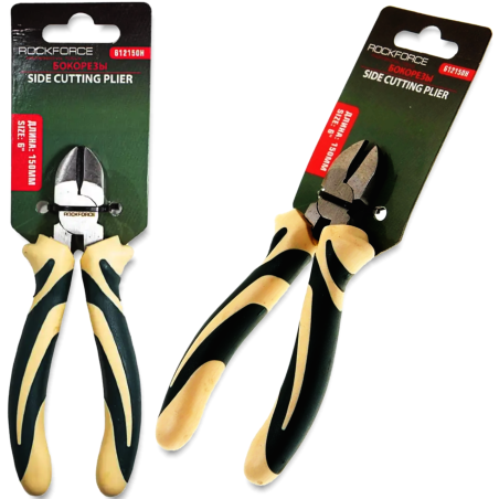 ROCKFORCE Szczypce TNĄCE uniwersalne boczne KOMBINERKI 6" 150mm