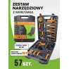 ISMA Zestaw NARZĘDZIOWY z WKRĘTARKĄ akumulatorową 57 elementów + WALIZKA