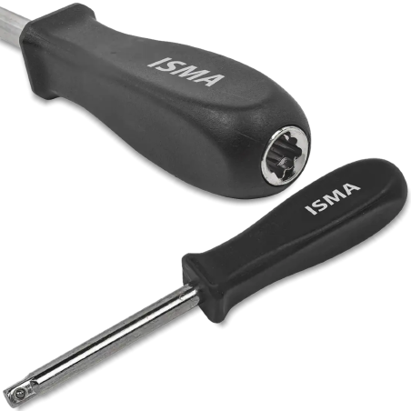 ISMA Rękojeść do NASADEK 1/4" 150mm WKRĘTACH uchwyt KLUCZ Pokrętło