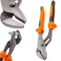 ISMA Szczypce NASTAWNE do RUR hydrauliczne KLUCZ 200 mm CR-V regulacja 8"