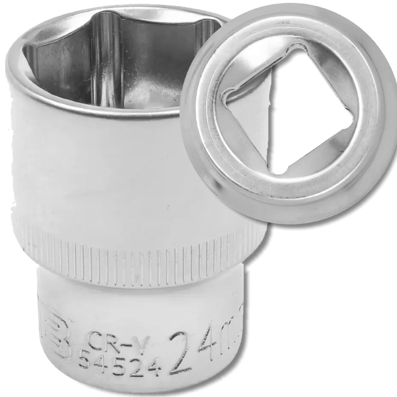 JCB Nasadka 1/2" 24mm 6-kątna Cr-V JCB Nasadka 1/2" 24mm 6-kątna Cr-V