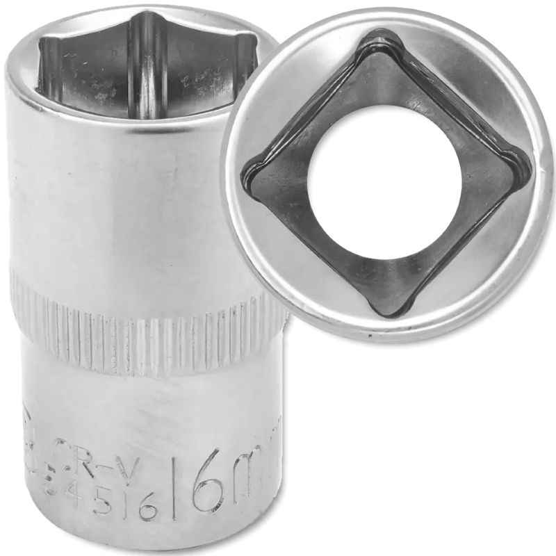 JCB Nasadka 1/2" 16mm 6-kątna Cr-V JCB Nasadka 1/2" 16mm 6-kątna Cr-V