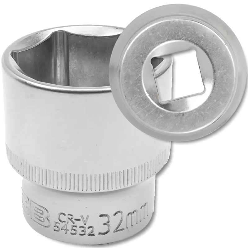 JCB Nasadka 1/2" 32mm 6-kątna Cr-V JCB Nasadka 1/2" 32mm 6-kątna Cr-V