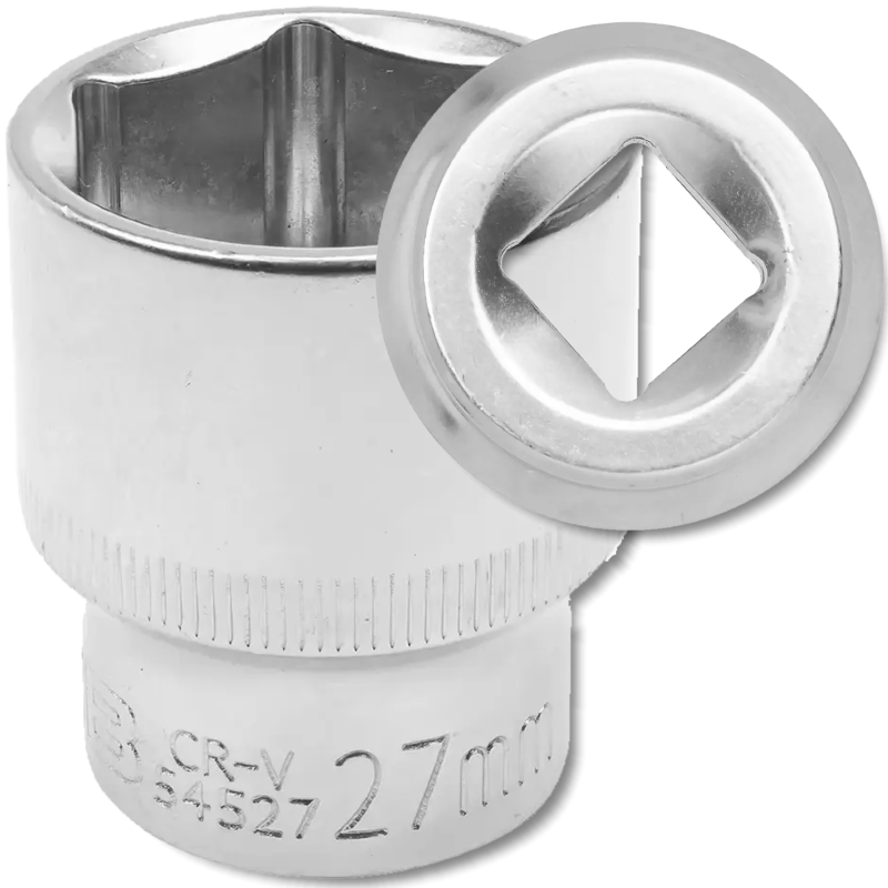 JCB Nasadka 1/2" 27mm 6-kątna Cr-V JCB Nasadka 1/2" 27mm 6-kątna Cr-V