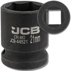 JCB Nasadka udarowa 1/2" 21mm 6-kątna Cr-Mo KLUCZ nasadowy