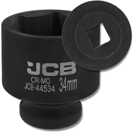 JCB Nasadka udarowa 1/2" 34mm 6-kątna Cr-Mo KLUCZ nasadowy