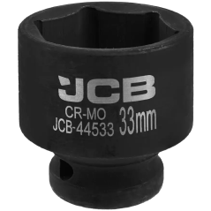JCB Nasadka udarowa 1/2" 33mm 6-kątna Cr-Mo KLUCZ nasadowy