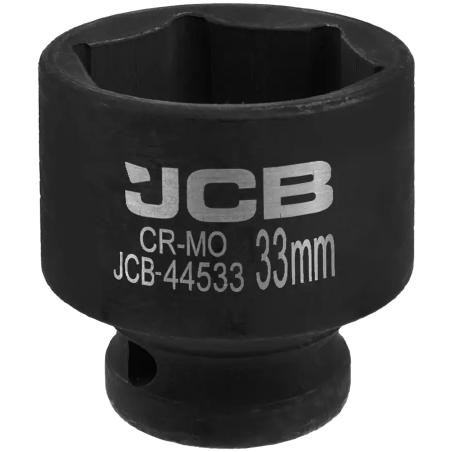 JCB Nasadka udarowa 1/2" 33mm 6-kątna Cr-Mo KLUCZ nasadowy