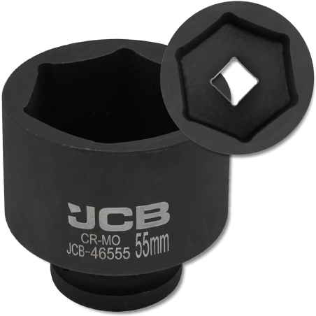JCB Nasadka udarowa 3/4" 55mm 6-kątna Cr-Mo KLUCZ nasadowy