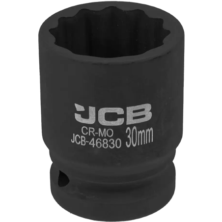 JCB Nasadka udarowa 3/4" 30mm 12-kątna Cr-Mo KLUCZ nasadowy