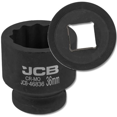 JCB Nasadka udarowa 3/4" 36mm 12-kątna Cr-Mo KLUCZ nasadowy