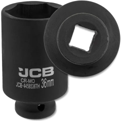 JCB NASADKA udarowa GŁĘBOKA cienkościenna 1/2" Cr-Mo 6-kątnych 36mm