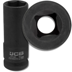 JCB NASADKA udarowa GŁĘBOKA cienkościenna 1/2" Cr-Mo 6-kątnych 21mm
