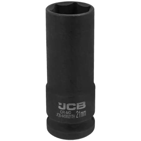 JCB NASADKA udarowa GŁĘBOKA cienkościenna 1/2" Cr-Mo 6-kątnych 21mm