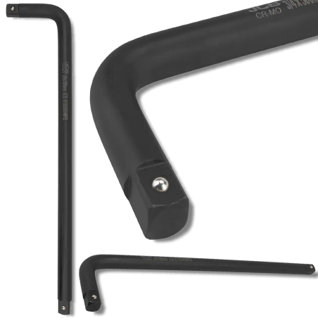 JCB Pokrętło UDAROWE typu L długość 500mm 3/4" Cr-Mo FAJKA klucz FAJKOWY