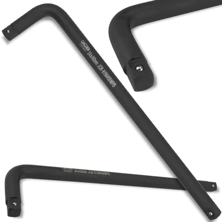 JCB Pokrętło UDAROWE typu L długość 450mm 3/4" Cr-Mo FAJKA klucz FAJKOWY