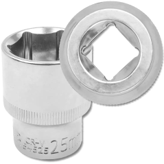 JCB Nasadka 1/2" 25mm 6-kątna Cr-V KLUCZ nasadowy